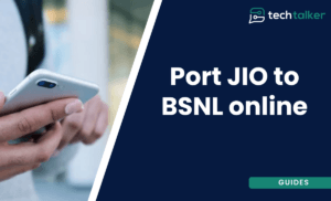 Port Jio to BSNL SIM
